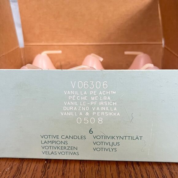 PartyLite Vanilla Peach 2” Votive candles 18 total - Picture 3 of 5